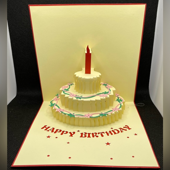 Happy Birthday pop up card with birthday song - Picture 3 of 4